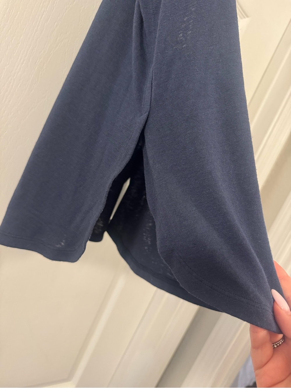 Athleta Navy Blue Scoop Neck Performance Tank - Picture 6 of 7